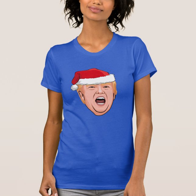 Camiseta Navidades furiosos de Donald Trump (Anverso)