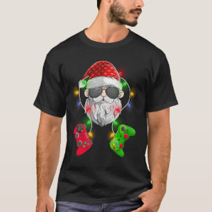 Camiseta Navidades Gamer Boys videojuego Santa Navidad
