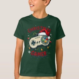 Camiseta Navidades Gamer Controller Xmas Gaming
