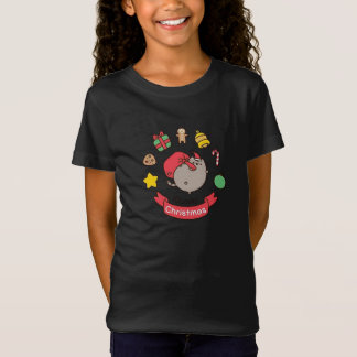Camiseta Navidades gato, kawaii, lindo, anime, amor,