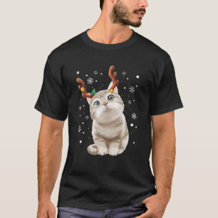 Camiseta Navidades Gato Rentadores De Renos Regalos Para Ho