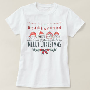 Camiseta Navidades Gatos