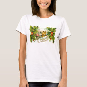 Camiseta Navidades gatos