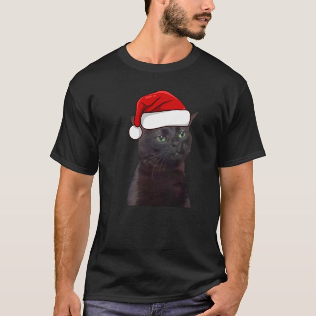 Camiseta Navidades gatos abandonados (Anverso)