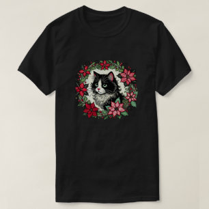 Camiseta Navidades gatos de Tuxedo