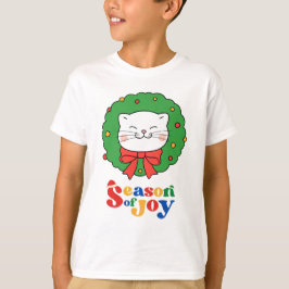 Camiseta Navidades gatos kawaii comieron una temporada de a