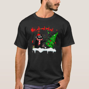 Camiseta Navidades gatos negros navideños amigos íntimos ti