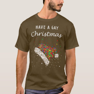 Camiseta Navidades gay Fiesta de Santa Hat Navidades