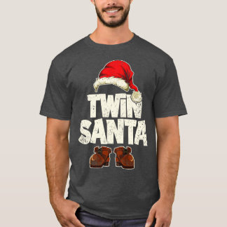 Camiseta Navidades gemelos de Santa Festividad