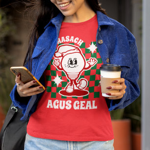 Camiseta Navidades generales irlandeses Merry & Bright átha