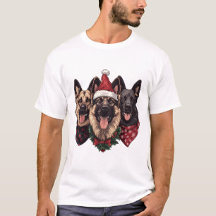 Camiseta Navidades German Shepherd Dogs
