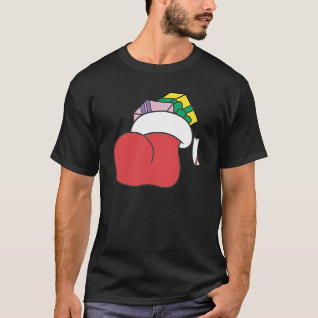 Camiseta Navidades Gift Stocking (Anverso)