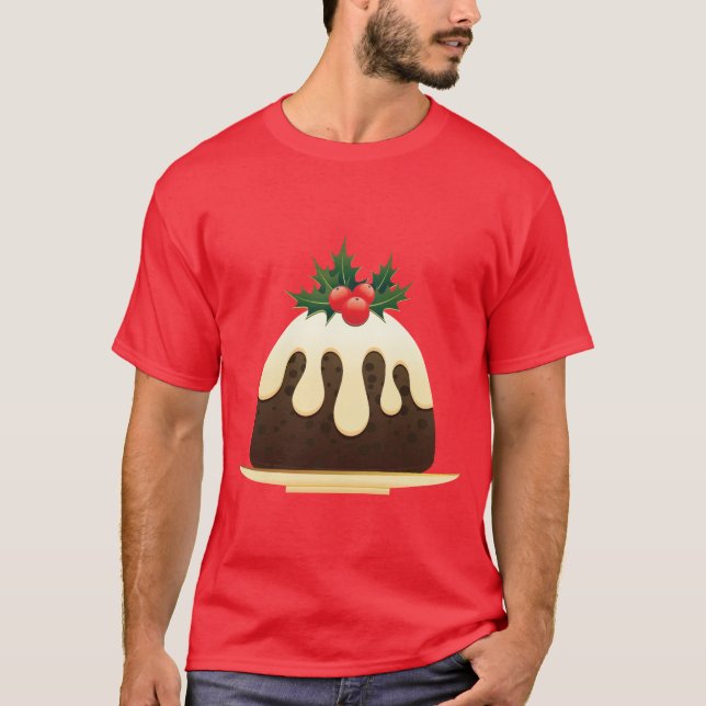 Camiseta Navidades gigantes pudding (Anverso)