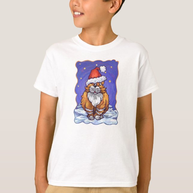 Camiseta Navidades Ginger Cat (Anverso)