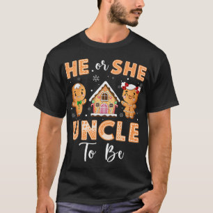Camiseta Navidades Gingerbread Gender Revelan A Él O Ella