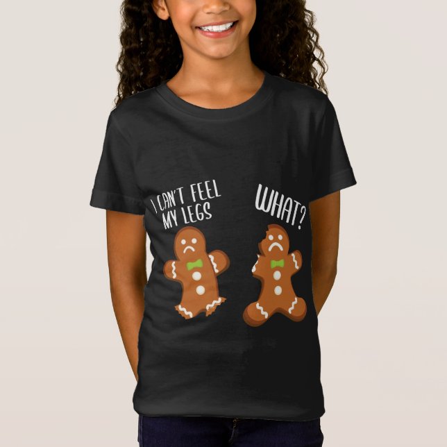 Camiseta Navidades Gingerbread Hombres que no puedo sentir  (Anverso)