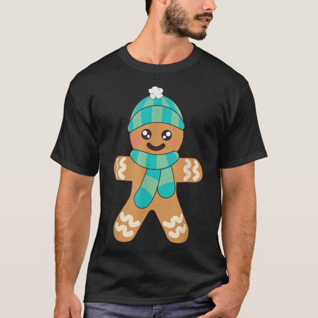 Camiseta Navidades Gingerbread Man Divertidas Navidades Coo (Anverso)