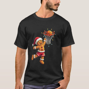 Camiseta Navidades Gingerbread Slam Dunk Baloncesto Santa X