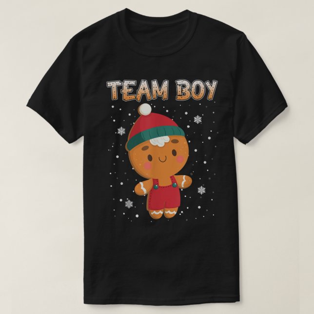 Camiseta Navidades Gingerbread Team (Diseño del anverso)