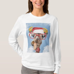 Camiseta Navidades giraffe