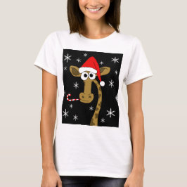 Camiseta Navidades giraffe