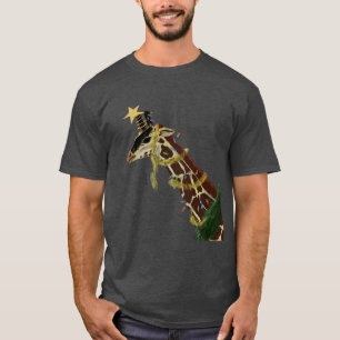 Camiseta Navidades giraffe