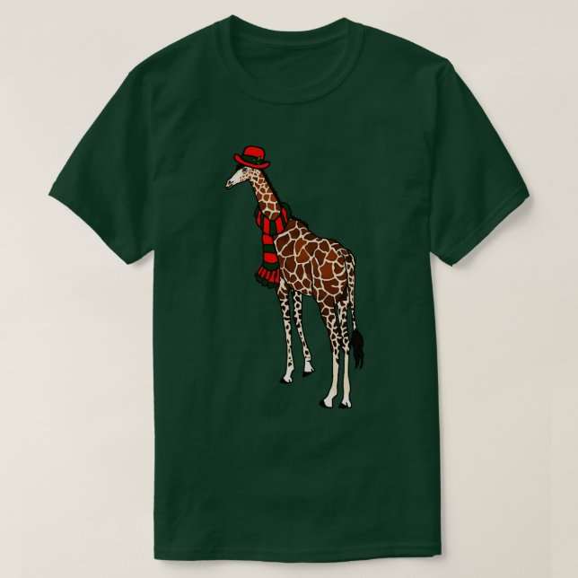 Camiseta Navidades Giraffe (Diseño del anverso)