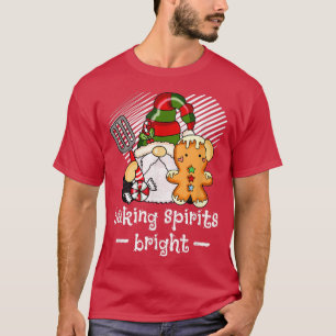 Camiseta Navidades Gnome Baking Spirit Bright