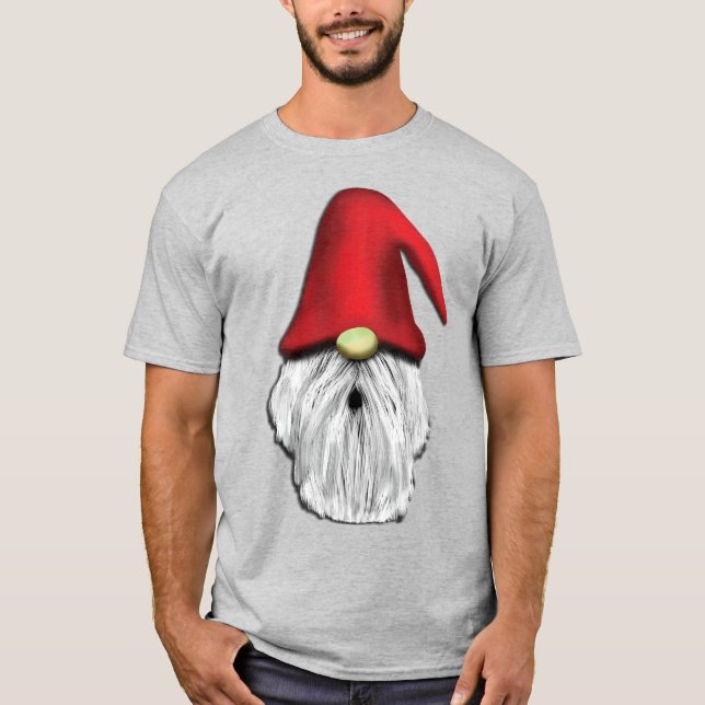 Camiseta Navidades Gnome Face (Anverso)