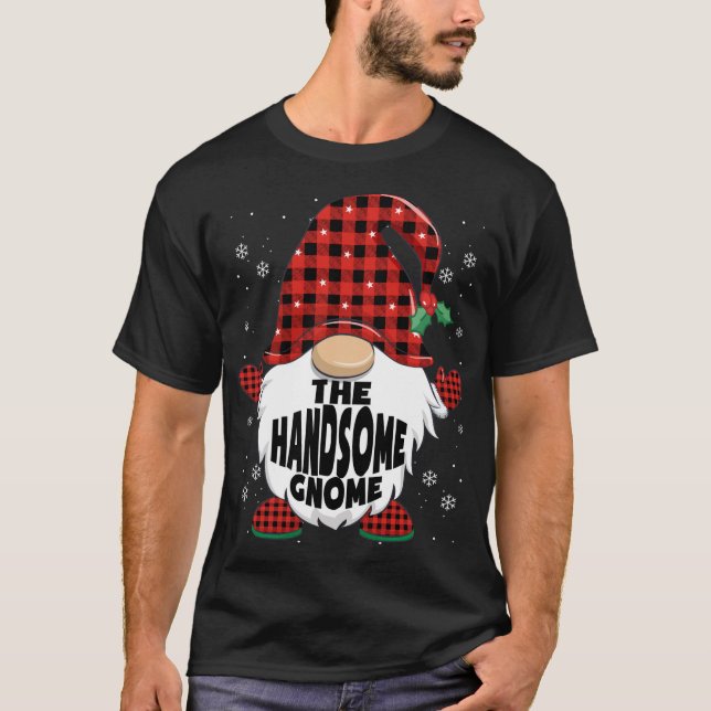 Camiseta Navidades Gnome guapos rojos (Anverso)