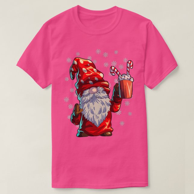 Camiseta Navidades Gnome Hombres Mujeres Buffalo Rojo Chris (Diseño del anverso)