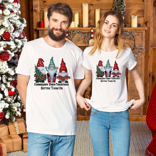 Camiseta Navidades Gnome Humor T-Shirt (Subido por el creador)