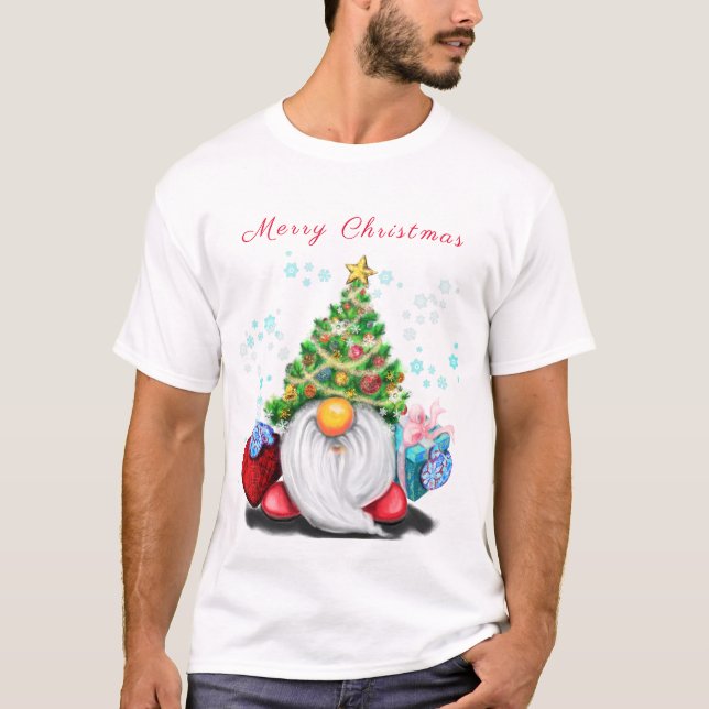 Camiseta Navidades Gnome T-Shirt (Anverso)