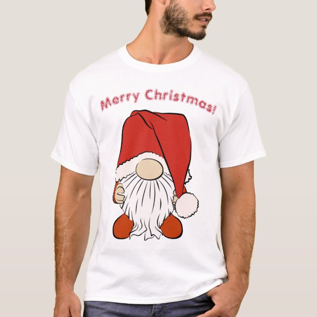 Camiseta Navidades Gnome T-Shirt (Anverso)