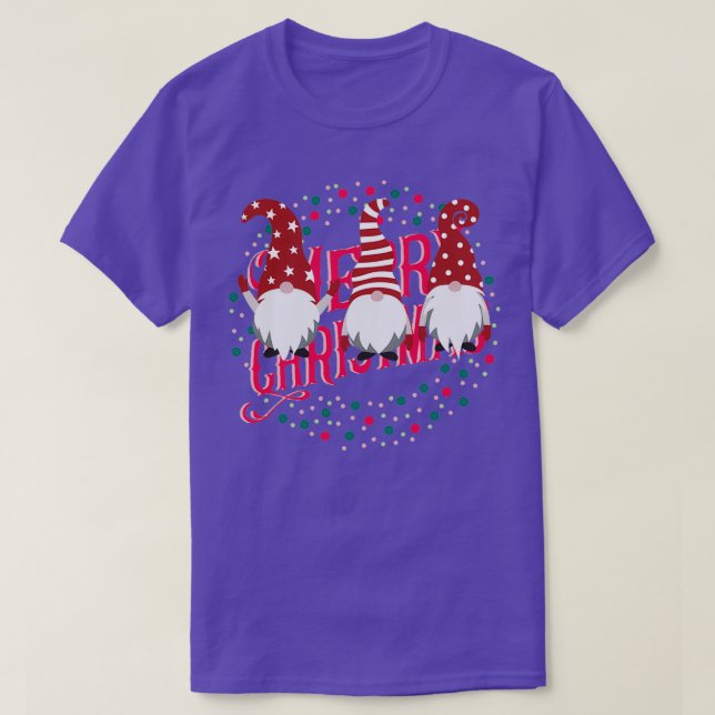 Camiseta Navidades gnomos graciosos 73 (Diseño del anverso)