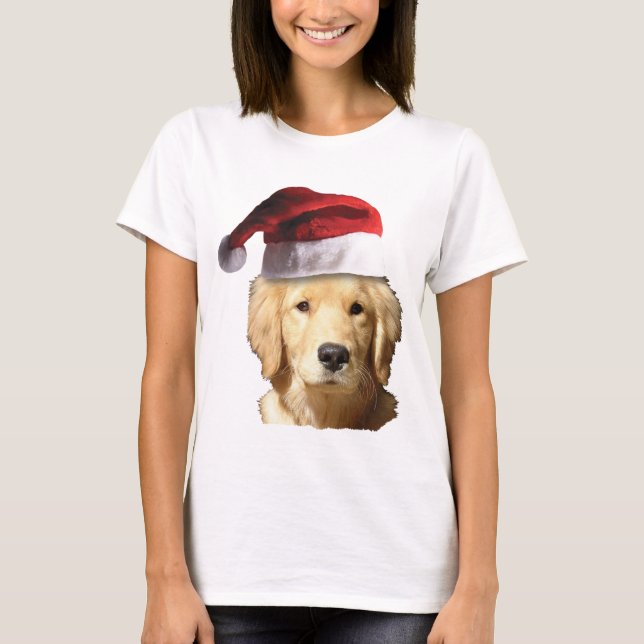 Camiseta Navidades Golden Retriever (Anverso)