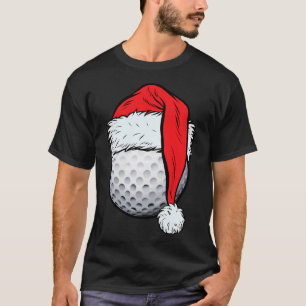 Camiseta Navidades Golf Ball Santa Hat Xmas Golf Boys Me