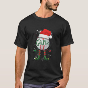 Camiseta Navidades Golfer Elf Grupo Familiar Al Gol