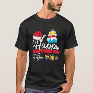 Camiseta Navidades Gorra Cake Feliz Cumpleaños Para Usted C
