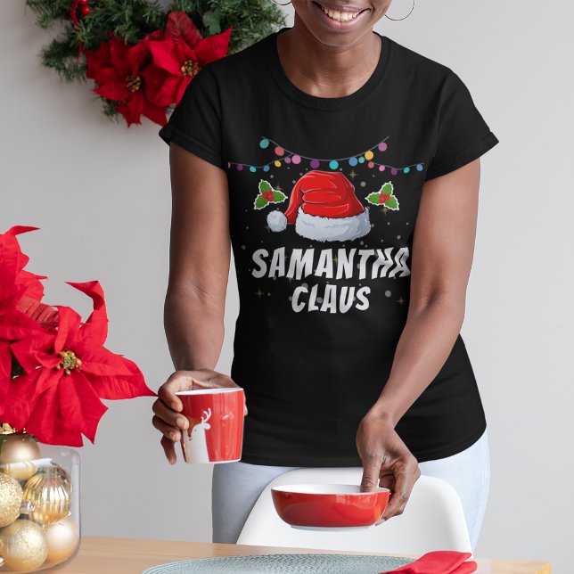 Camiseta Navidades Gorras de Santa Claus personalizados (Subido por el creador)