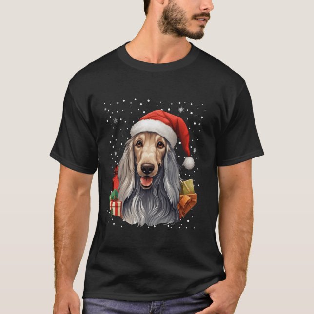 Camiseta Navidades Gorras del perro perro perro perro perro (Anverso)