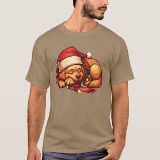 Camiseta Navidades Gorras Navidades Fairy Lights Labrador f