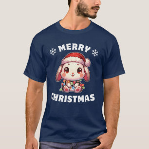 Camiseta Navidades Gorras Navidades Fairy Lights Rabbit boy