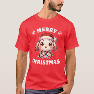 Camiseta Navidades Gorras Navidades Fairy Lights Rabbit boy