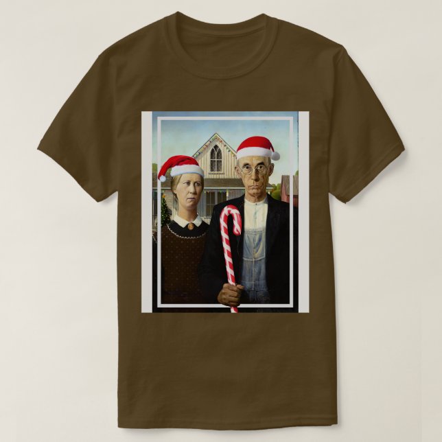 Camiseta Navidades góticos de Estados Unidos (Diseño del anverso)