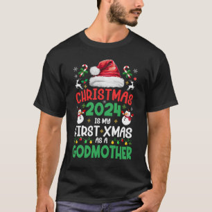 Camiseta Navidades Graciosos 2024 Es Mi Primera Navidad Com