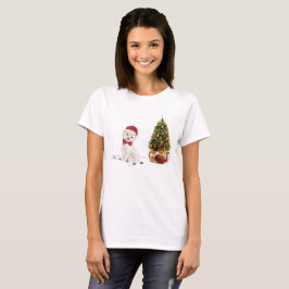 Camiseta Navidades graciosos con árbol