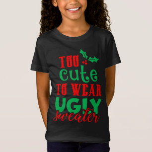 Camiseta Navidades graciosos con Navidad demasiado lindo pa