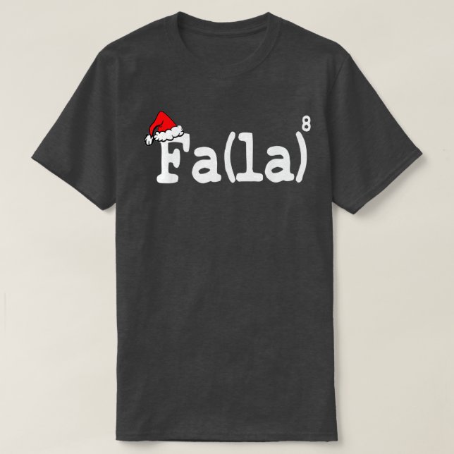 Camiseta Navidades graciosos cuten matemáticas (Diseño del anverso)