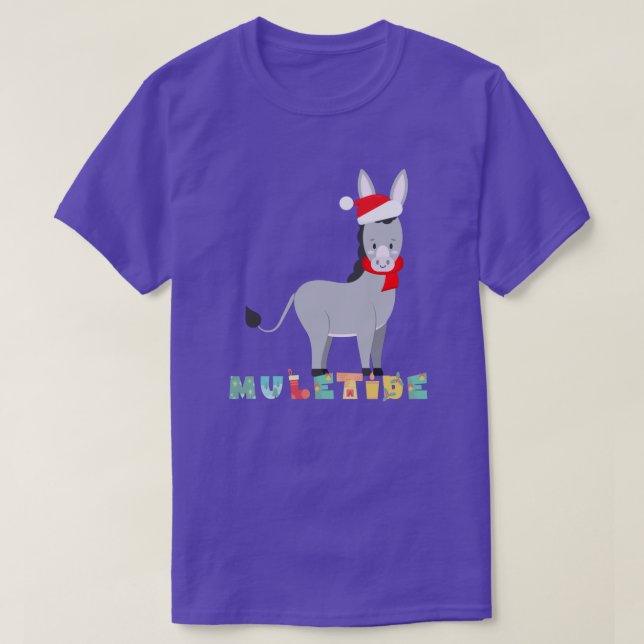 Camiseta Navidades graciosos de Donkey Muletide (Diseño del anverso)